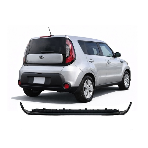 [KI1115119] Rear Lower Bumper Cover for Kia Soul 2014-2016 EX, LX, SX 86612-B2100, KI1115119