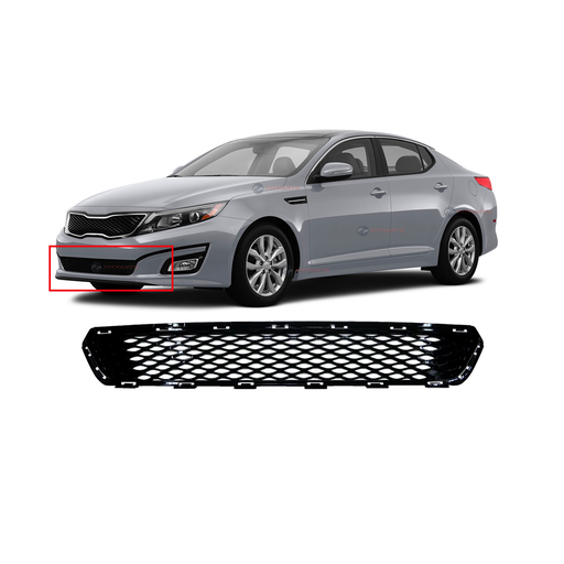 [KI1036122] Front Lower Grille For Kia Optima 2014-2015, Black 865614C500 KI1036122