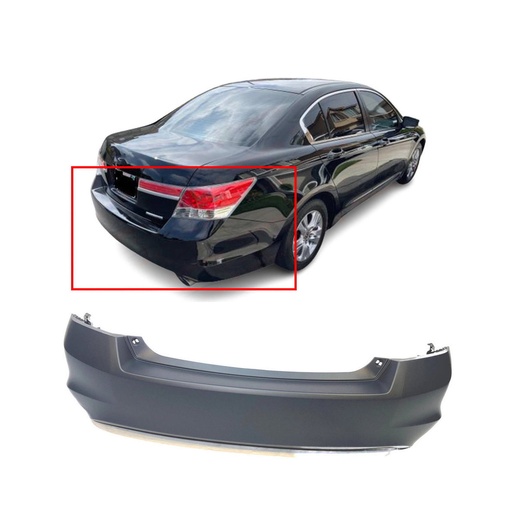 [HO1100246-1] Primed Rear Bumper Cover for 08-12 Honda Accord EX-L EX LX-P LX SE 04715TA0A90ZZ
