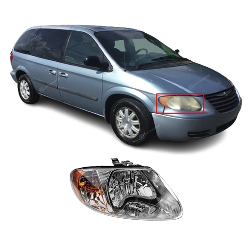 [CH2503129] Passenger Side HeadLight for Chrysler Town&Country Voyager 2001-2007 CH2503129