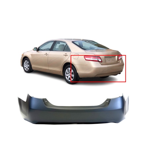 [TO1100243] Primed Rear Bumper Cover For 2007-2011 Toyota Camry Base LE XLE CE 5215906950