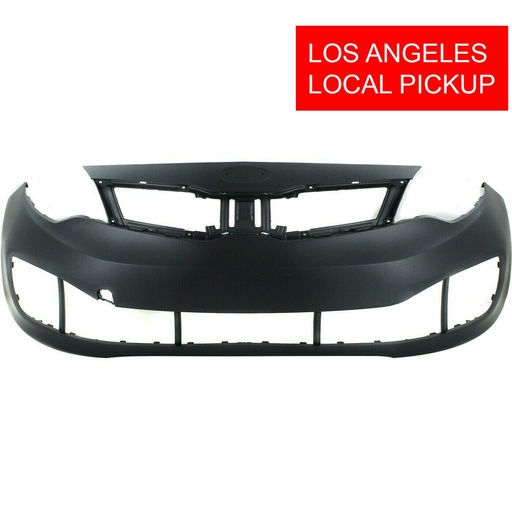 [KI1000159] Front Bumper Cover For 2012-2015 Kia Rio Sedan w/ fog lamp holes LX SX EX