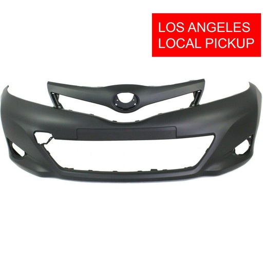 [TO1000381] Front Bumper Cover For 2012-2014 Toyota Yaris CE L LE Japan Buit W Fog holes
