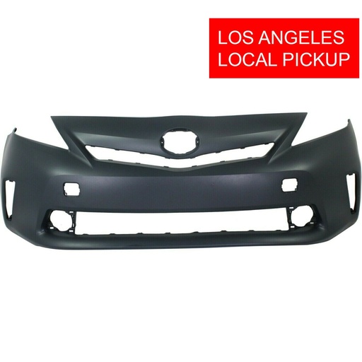 [TO1000388] Front Bumper Cover For 2012-2014 Toyota Prius V Two Three w/ fog light holes