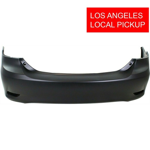 [TO1100287] Rear Bumper Cover For 2011-2013 Toyota Corolla Base CE L LE USA Built