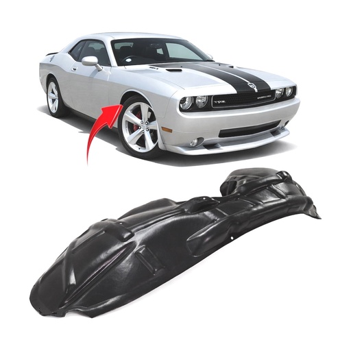 [CH1249150] Front Right Passenger Side Fender Liner for Dodge Challenger 2008-2014 CH1249150