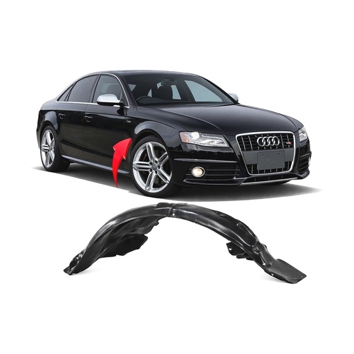 [AU1249120] Front Right Passenger Side Fender Liner for Audi A4 2009-2012 AU1249120