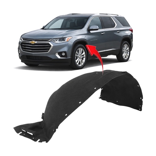 [GM1248284] Front Left Driver Side Fender Liner for Chevrolet Traverse 2018-2021 GM1248284