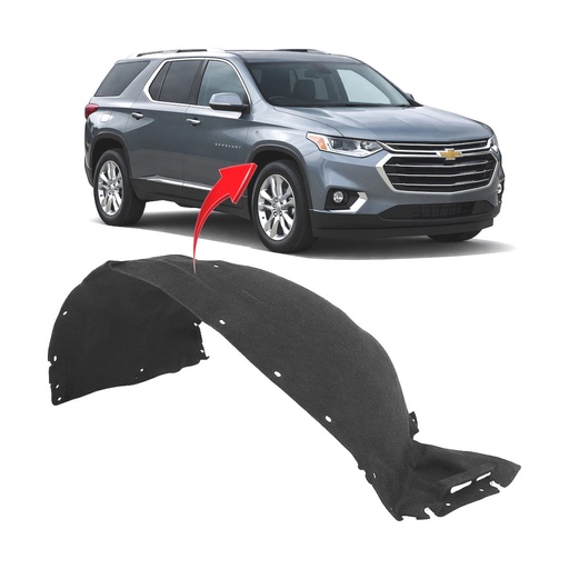[GM1249284] Front Passenger Side Fender Liner for Chevrolet Traverse 2018-2021 GM1249284