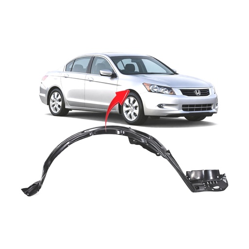 [HO1249131] Front Right Passenger Side Fender Liner for Honda Accord 2008-2012 HO1249131