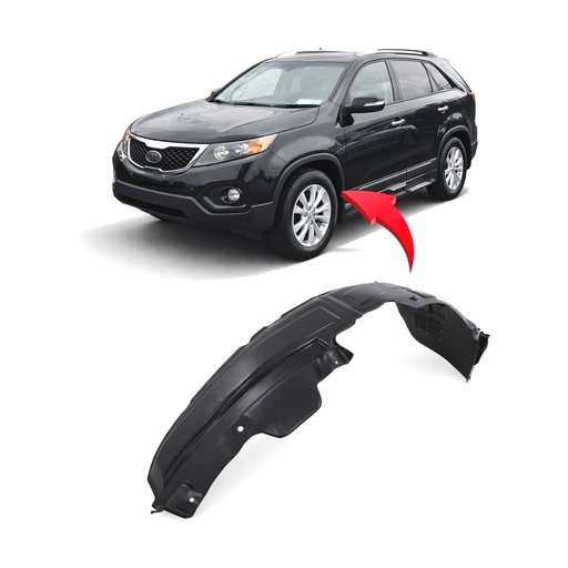 [KI1248117] Front Left Driver Side Fender Liner for Kia Sorento 2011-2013 KI1248117