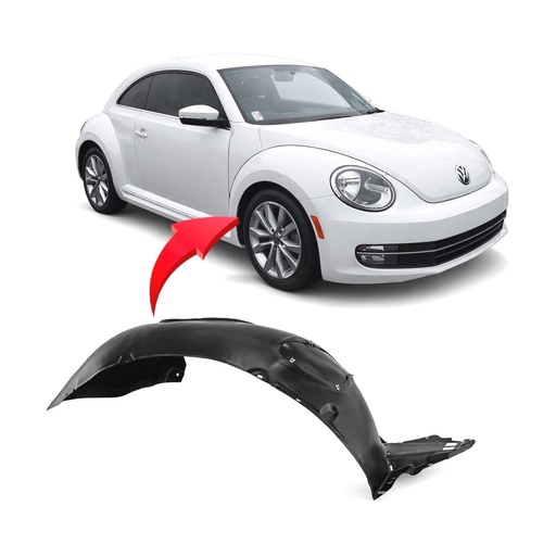 [VW1249126] Front Passenger Side Fender Liner for Volkswagen Beetle 2012-2019 VW1249126