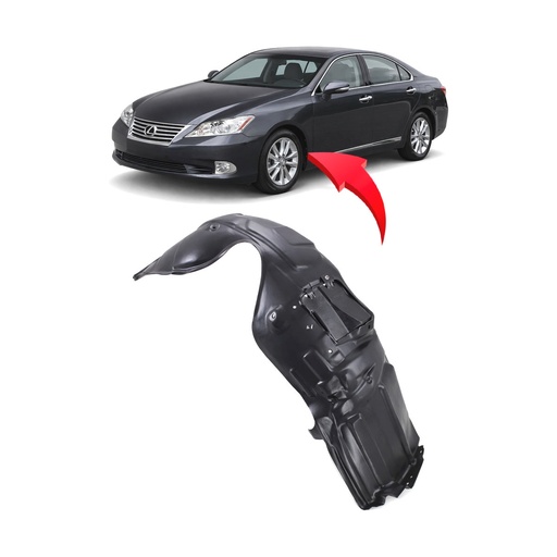 [LX1248114] Front Left Driver Side Fender Liner for Lexus ES350 2010-2012 LX1248114