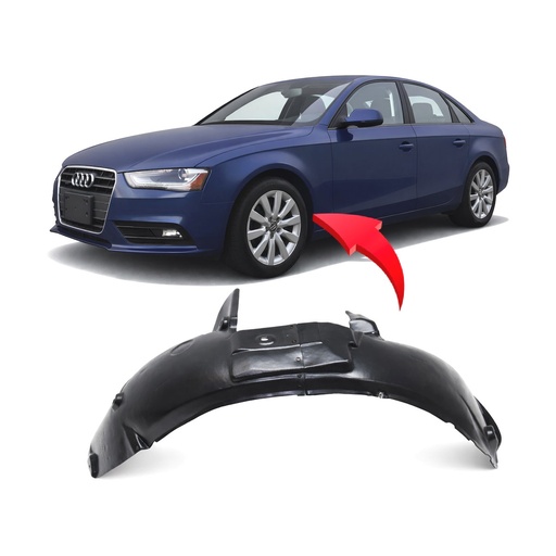 [AU1248128] Front Left Driver Side Fender Liner for Audi A4 2013-2016 AU1248128