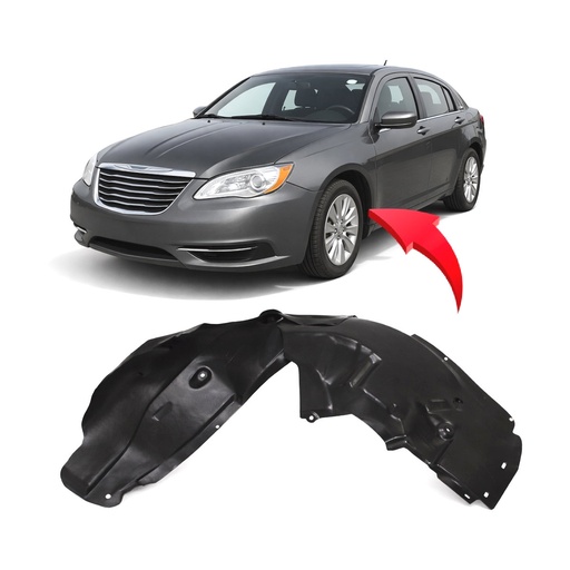 [CH1248161] Front Left Driver Side Fender Liner for Chrysler 200 2012-2014 CH1248161