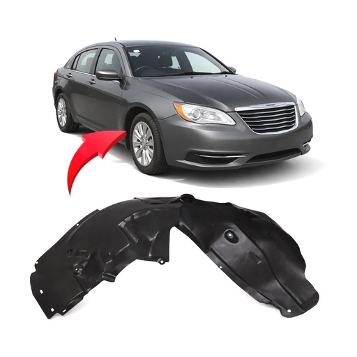 [CH1249161] Front Right Passenger Side Fender Liner for Chrysler 200 2012-2014 CH1249161
