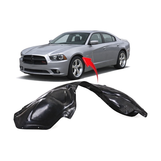 [CH1248154] Front Left Driver Side Fender Liner for Dodge Charger 2011-2014 CH1248154