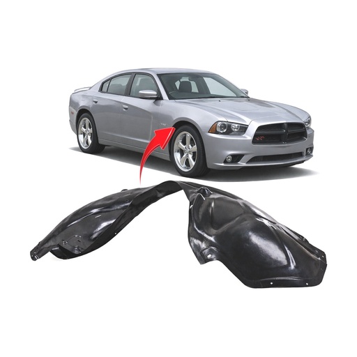 [CH1249154] Front Right Passenger Side Fender Liner for Dodge Charger 2011-2014 CH1249154