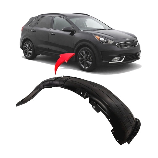[KI1249161] Front Right Passenger Side Fender Liner for Kia Niro 2017-2019 KI1249161