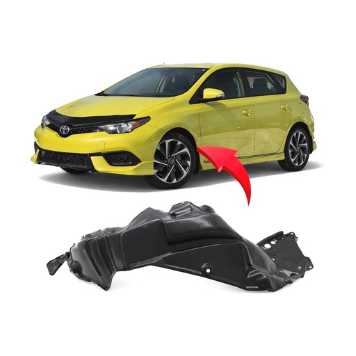 [TO1248216] Front Left Driver Side Fender Liner for Toyota Corolla iM 2016-2018 TO1248216