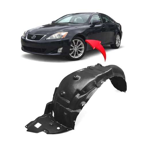 [LX1248118] Front Left Driver Side Fender Liner for Honda Pilot 2003-2005 LX1248118