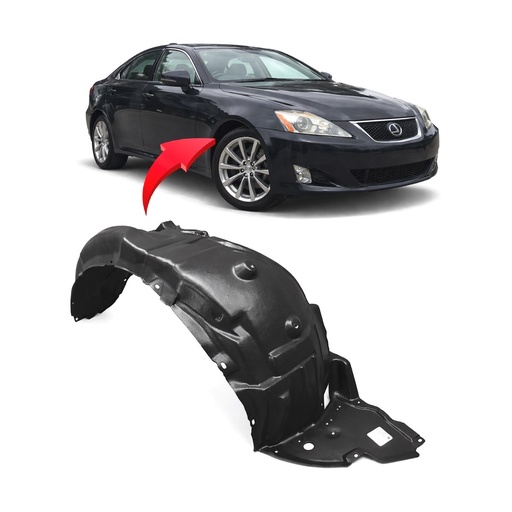 [LX1249118] Front Right Passenger Side Fender Liner for Honda Pilot 2003-2005 LX1249118