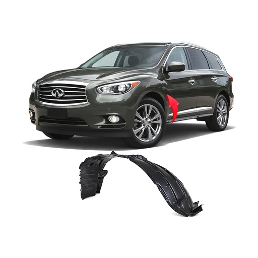 [NI1248137] Front Left Driver Side Fender Liner for Nissan Pathfinder 2013-2014 NI1248137