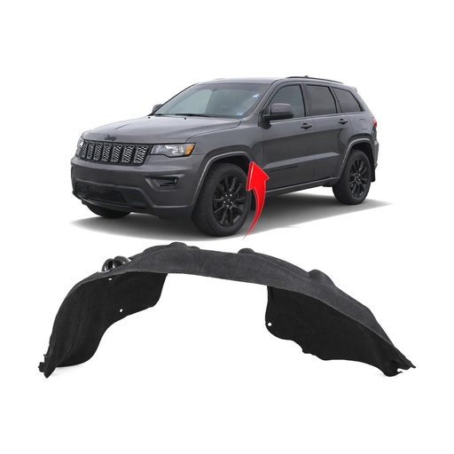 [CH1248153] Front Driver Side Fender Liner for Jeep Grand Cherokee WK 2014-2022 CH1248153