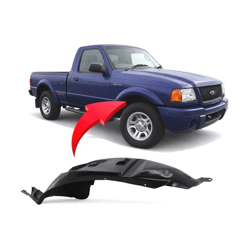 [FO1249109] Front Right Passenger Side Fender Liner for Ford Ranger 1998-2011 FO1249109