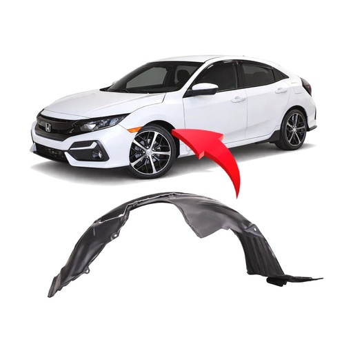 [HO1248194] Front Left Driver Side Fender Liner for Honda Civic 2020-2021 HO1248194