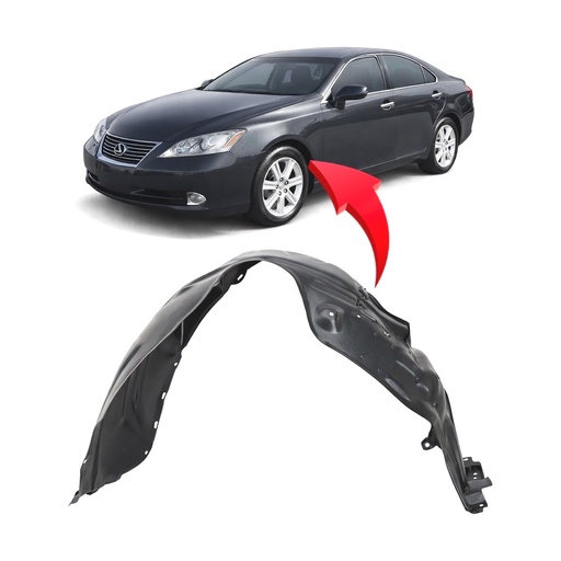 [LX1250116] Front Left Driver Side Fender Liner for Lexus ES350 2007-2009 LX1250116