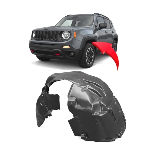 [CH1248183] Front Left Driver Side Fender Liner for Jeep Renegade 2015-2018 CH1248183