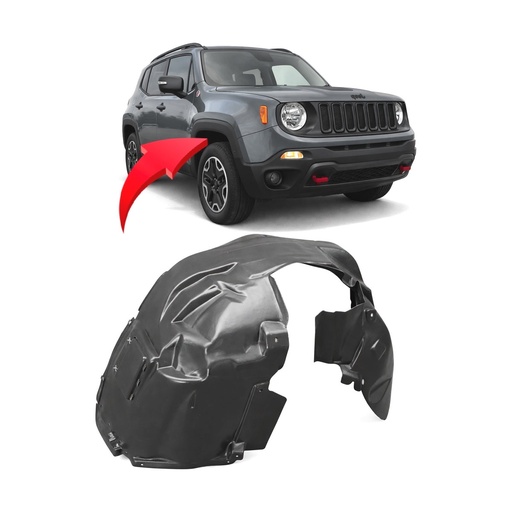 [CH1249183] Front Right Passenger Side Fender Liner for Jeep Renegade 2015-2018 CH1249183