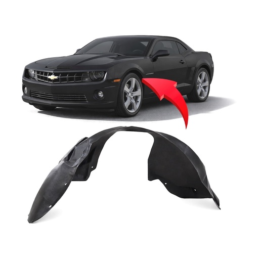 [GM1248212] Front Left Driver Side Fender Liner for Chevrolet Camaro 2010-2013 GM1248212