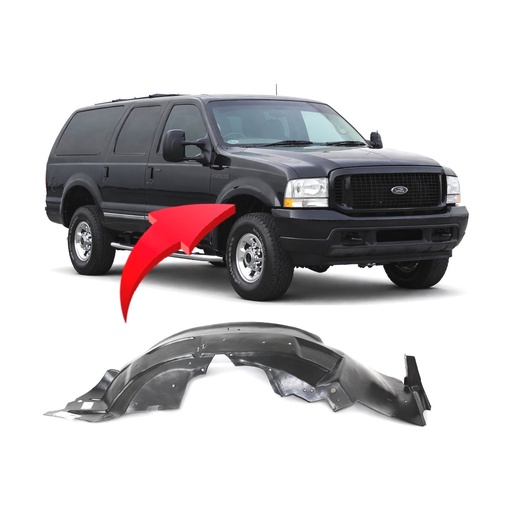 [FO1247108] Front Passenger Side Fender Liner for Ford F-250 Super Duty 1999-2004 FO1247108