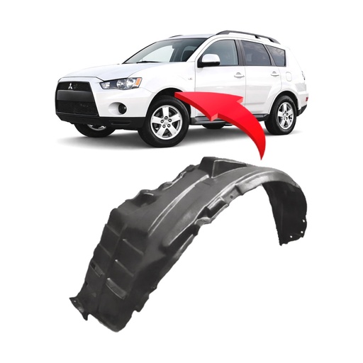 [MI1248122] Front Left Driver Side Fender Liner for Mitsubishi Outlander 2007-2013 MI1248122