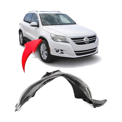 [VW1249114] Front Passenger Fender Liner for Volkswagen Tiguan Limited 2009-2018 VW1249114