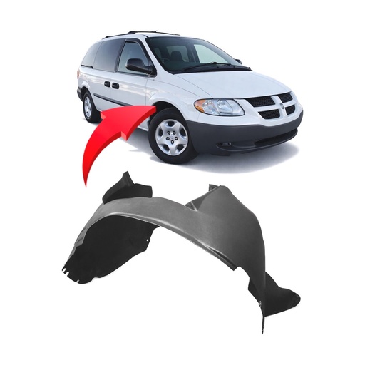 [CH1249113] Front Passenger Fender Liner for Chrysler Town & Country 2001-2007 CH1249113