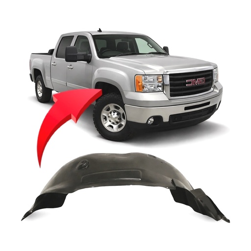 [GM1249200] Front Passenger Side Fender Liner for GMC Sierra 2500 HD 2007-2010 GM1249200