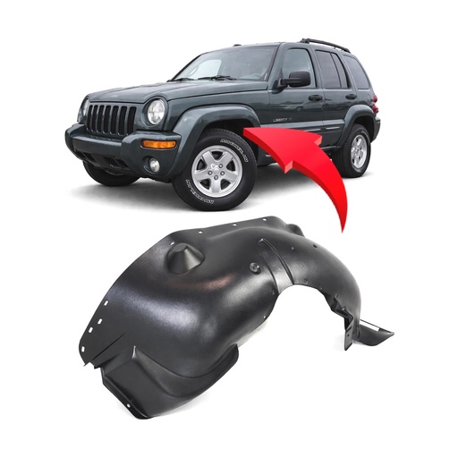 [CH1248118] Front Left Driver Side Fender Liner for Jeep Liberty 2002-2004 CH1248118