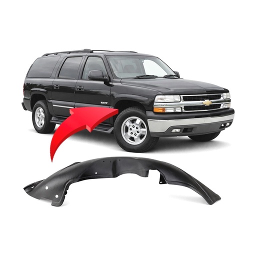 [GM1247116] Front Passenger Fender Liner for Chevrolet Silverado 1500 1999-2007 GM1247116