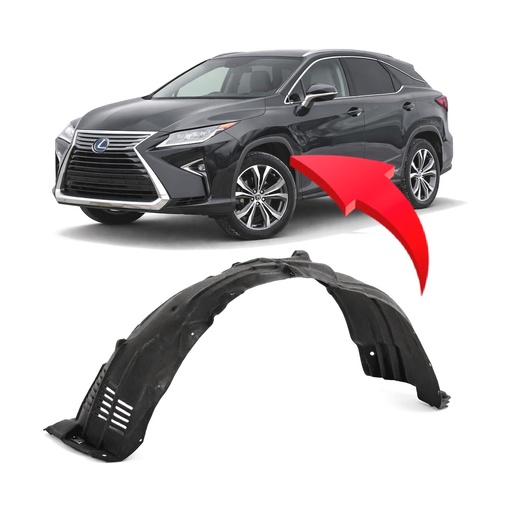 [LX1248137] Front Left Driver Side Fender Liner for Lexus RX350 2016-2022 LX1248137