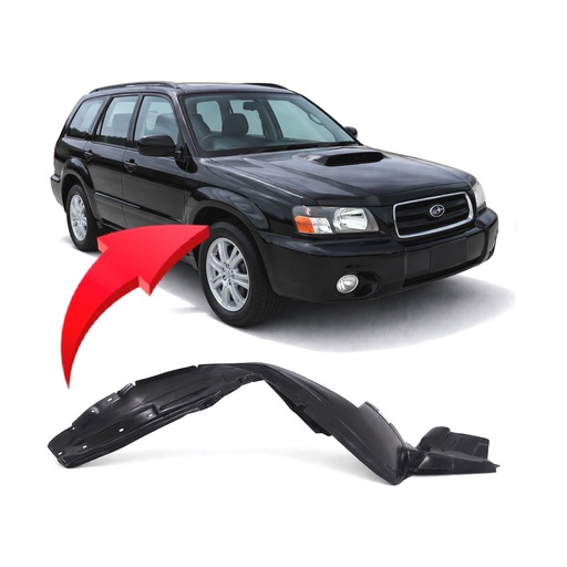 [SU1249108] Front Right Passenger Side Fender Liner for Subaru forester 2003-2008 SU1249108