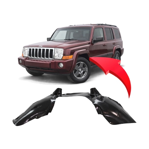 [CH1250129] Front Left Driver Side Fender Liner for Jeep Commander 2006-2010 CH1250129
