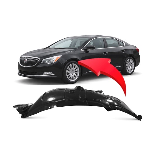 [GM1248256] Front Left Driver Side Fender Liner for Buick LaCrosse 2014-2016 GM1248256