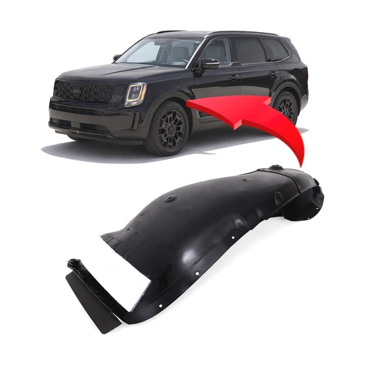[KI1248165] Front Left Driver Side Fender Liner for Kia Telluride 2020-2021 KI1248165