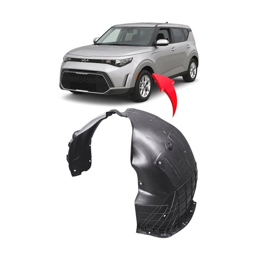 [KI1248176] Front Left Driver Side Fender Liner for Kia Soul 2023-2025 KI1248176
