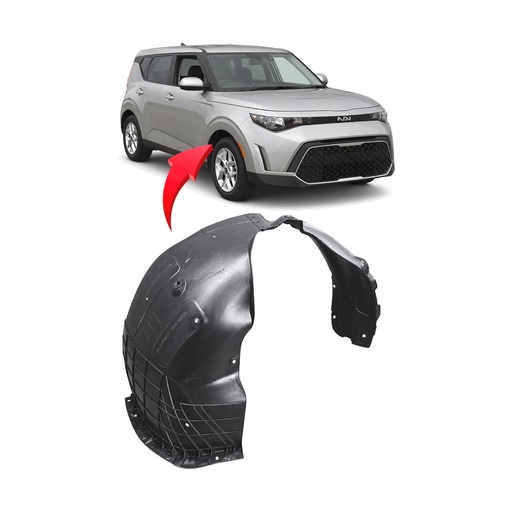 [KI1249176] Front Right Passenger Side Fender Liner for Kia Soul 2023-2025 KI1249176