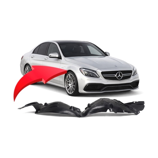 [MB1249180] Front Passenger Side Fender Liner for Mercedes-Benz C63 AMG 2015-2018 MB1249180