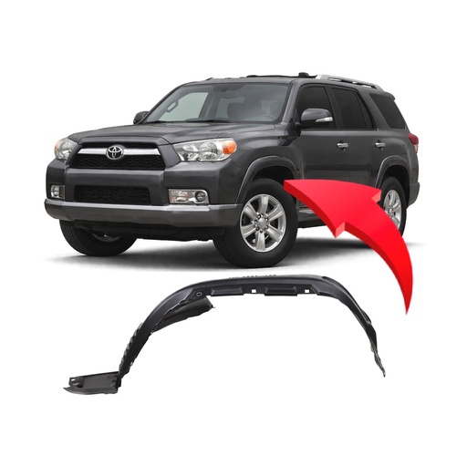 [TO1248159] Front Left Driver Side Fender Liner for Toyota 4Runner 2010-2013 TO1248159